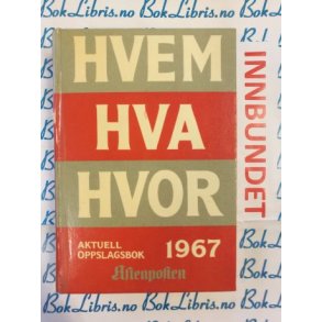 Hvem Hva Hvor 1967