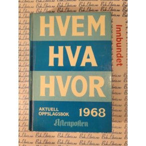 Hvem Hva Hvor 1968