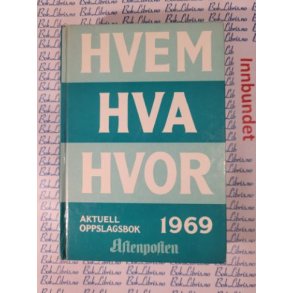 Hvem Hva Hvor 1969