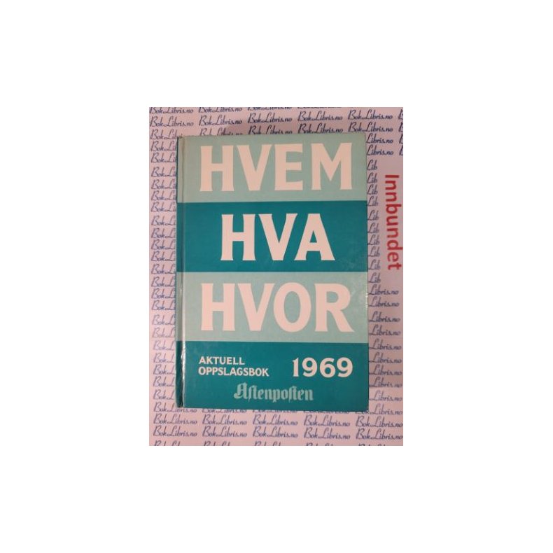 Hvem Hva Hvor 1969