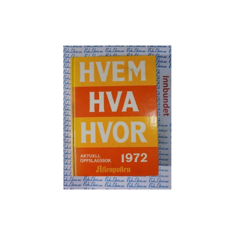 Hvem Hva Hvor 1972