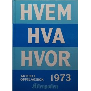 Hvem Hva Hvor 1973