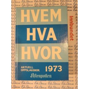 Hvem Hva Hvor 1973