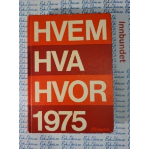 Hvem Hva Hvor 1975