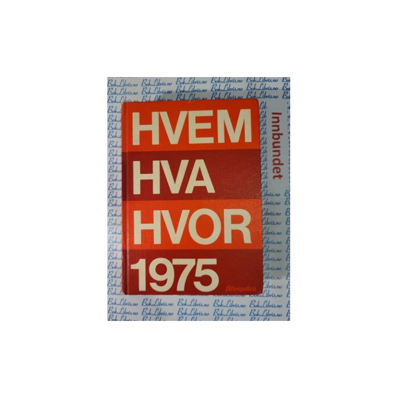 Hvem Hva Hvor 1975