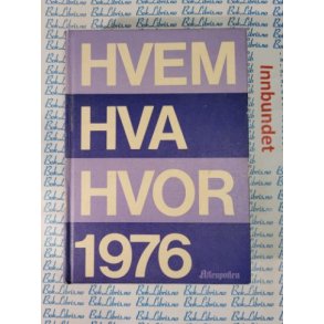 Hvem Hva Hvor 1976