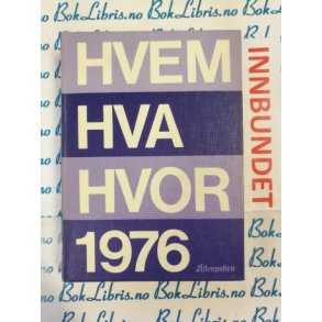 Hvem Hva Hvor 1976
