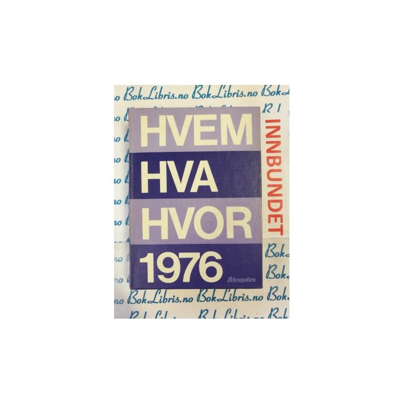 Hvem Hva Hvor 1976