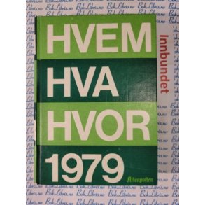 Hvem Hva Hvor 1979
