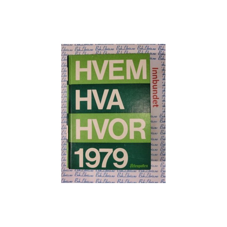 Hvem Hva Hvor 1979