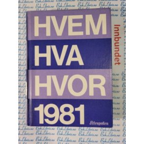 Hvem Hva Hvor 1981