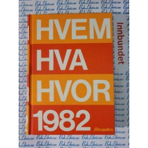 Hvem Hva Hvor 1982
