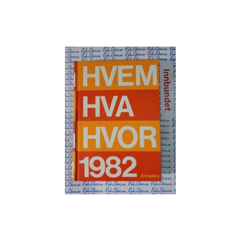 Hvem Hva Hvor 1982