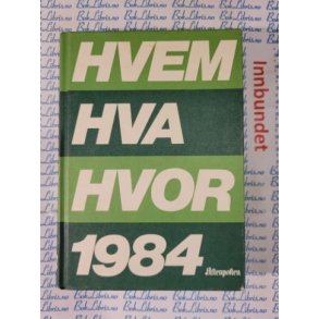 Hvem Hva Hvor 1984