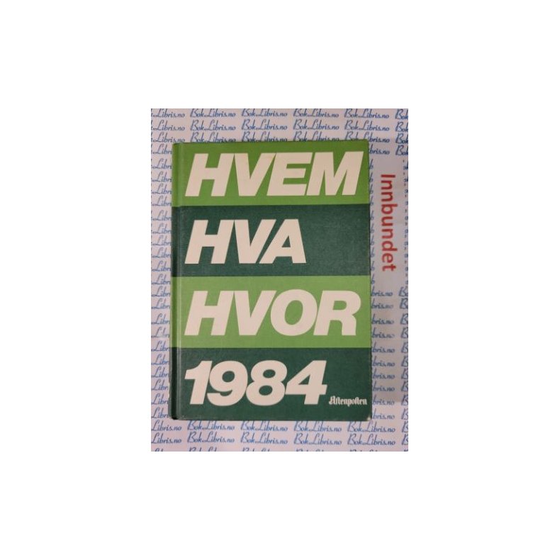 Hvem Hva Hvor 1984