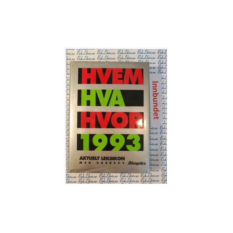 Hvem Hva Hvor 1993