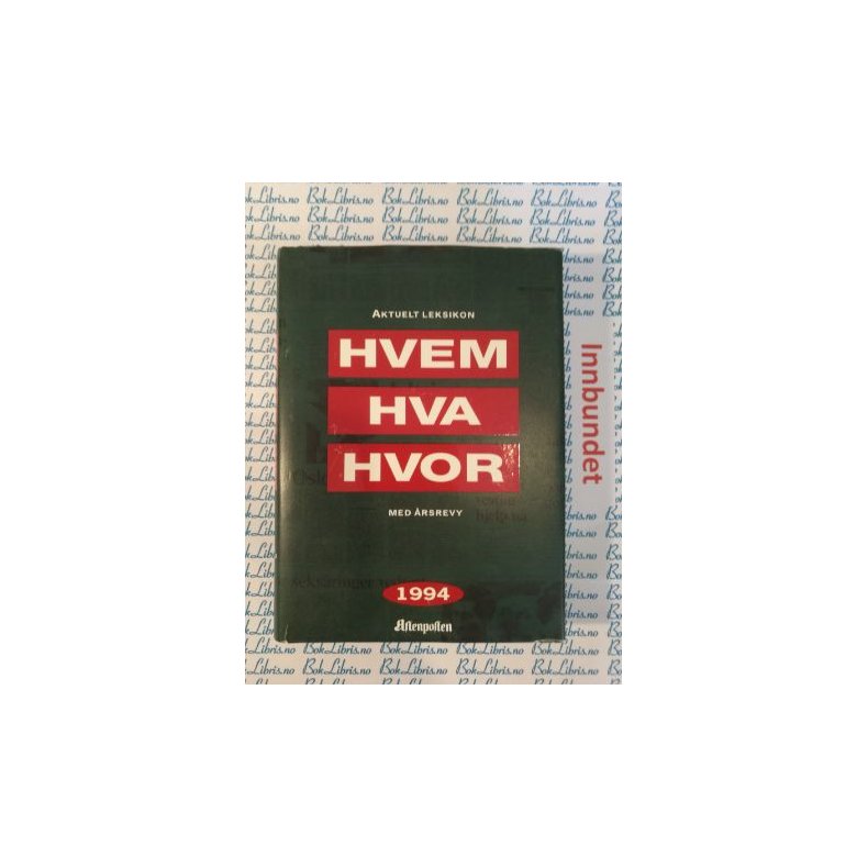 Hvem Hva Hvor 1994