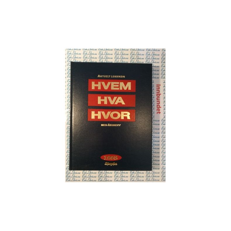 Hvem Hva Hvor 1995