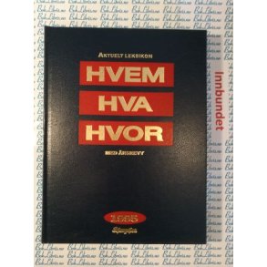 Hvem Hva Hvor 1996