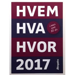 Hvem Hva Hvor 2017