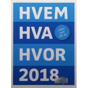 Hvem Hva Hvor 2018 