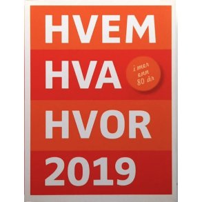 Hvem Hva Hvor 2019