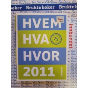 Hvem Hva Hvor 2011