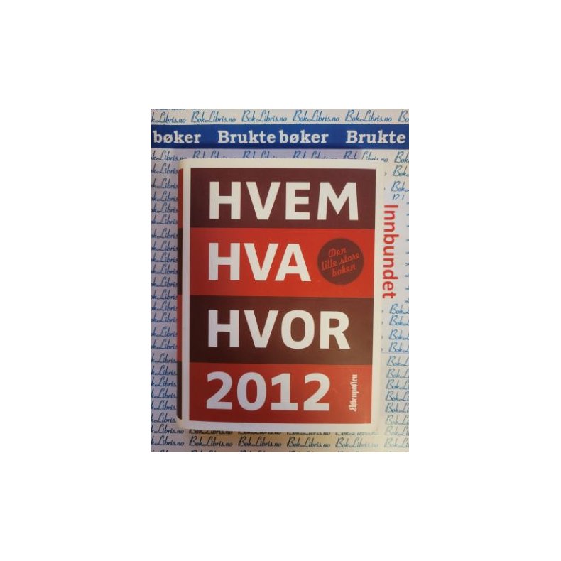 Hvem Hva Hvor 2012