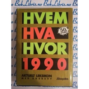 Hvem Hva Hvor 1990.