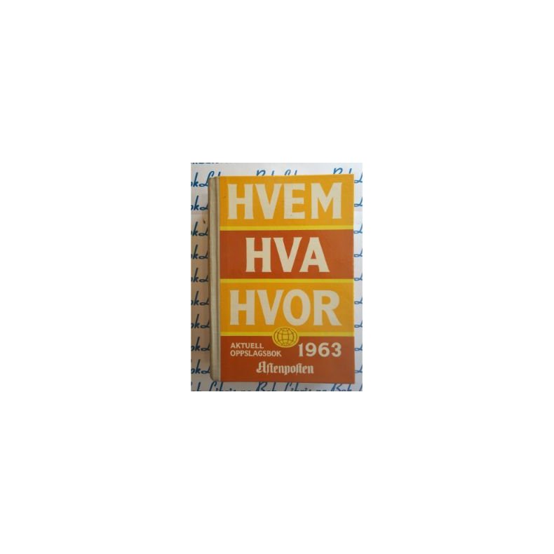 Hvem hva hvor 1963