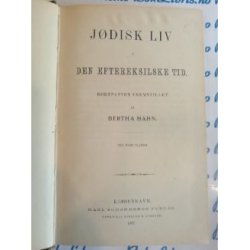Bertha Hahn - JDISK LIV Den efterteksilske tid (1897)