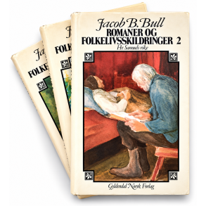 Jacob B. Bull - Romaner og folkelivsskildringer 1 - 12 (Innbundet)