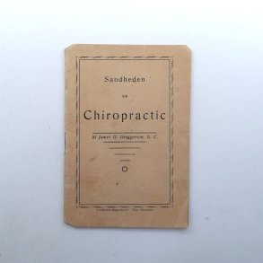 James G. Greggerson - Sandheden om Chiropractic - (Heftet)