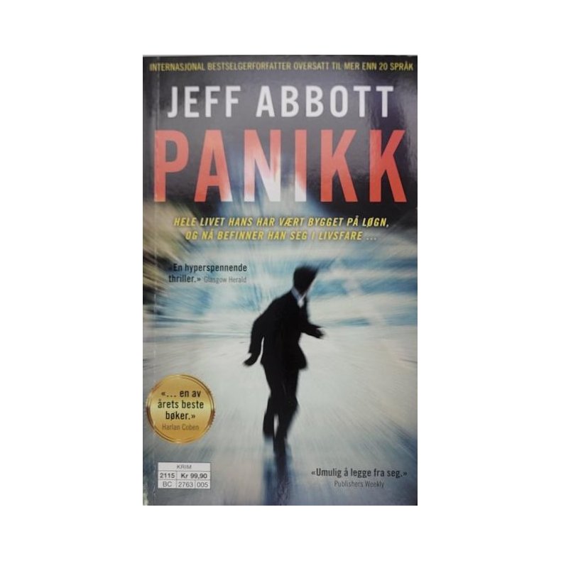 Jeff Abbott - Panikk - Heftet