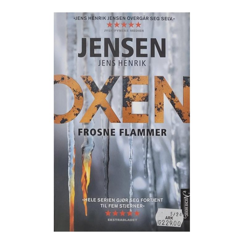 Jens Henrik Jensen - OXEN - Frosne flammer (Heftet)