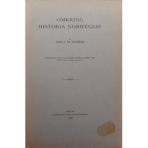 Omkring historia norwegiae (Heftet)