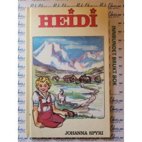 Heidi - Johanna Spyri - Bruktbok - Innbundet 