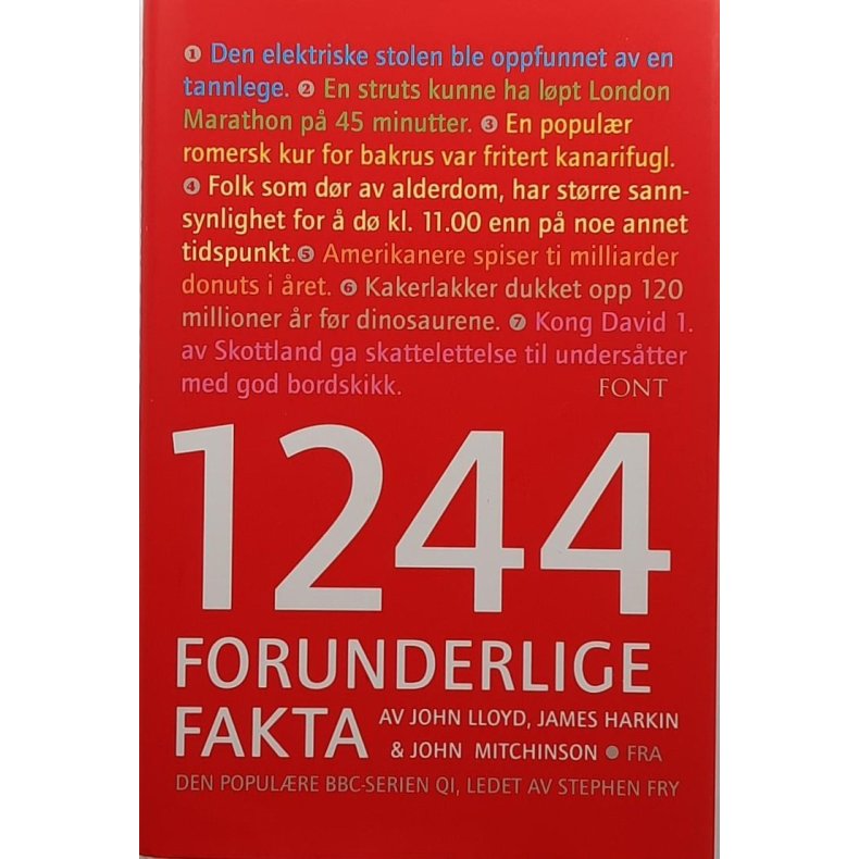 John Lloyd m.fl. - 1244 forunderlige fakta