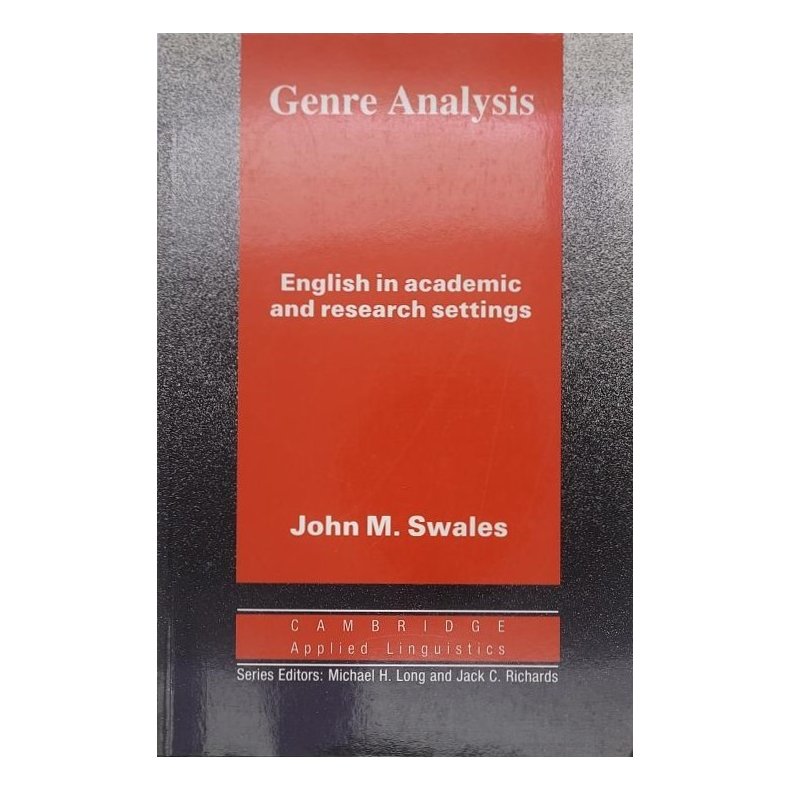 John M. Swales - Genre Analysis - English in academic and research settings (Heftet)