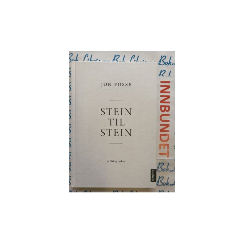 Jon Fosse - Stein til stein (I)