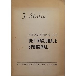 Josef Stalin - Marxismen og det nasjonale sprsml