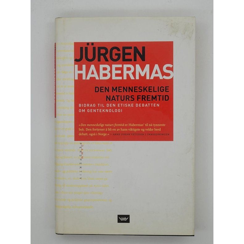 Jrgen Habermas - Den menneskelige naturs fremtid