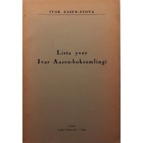 [Kaare Haukaas] - Lista yver Ivar Aasen-boksamlingi - (Heftet)