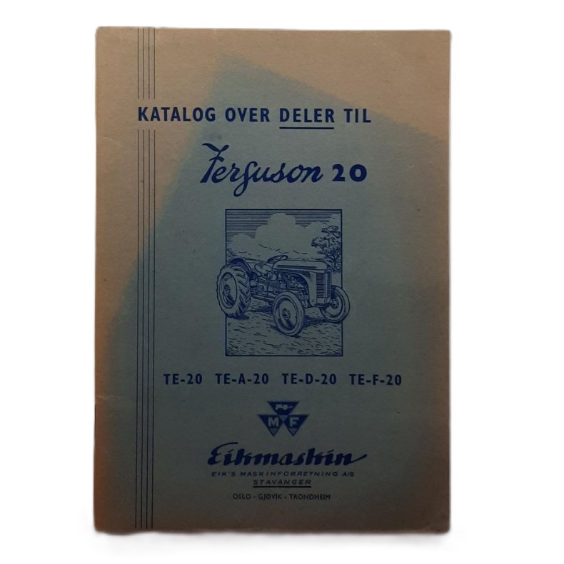 Katalog over deler til Fergusson 20 - TE-20 TE-A-20 TE-D-20 TE-F-20 