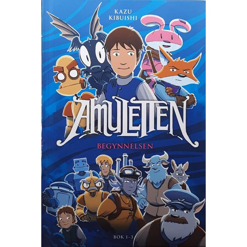 Kazu Kibuishi - Amuletten Begynnelsen Bok 1-3