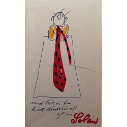 Kjell Aukrust - Je og'n Solan (Signert med tegning)