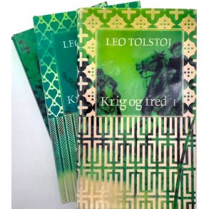 Krig og fred 1, 2 og 3 � Leo Tolstoj � Bruktbok � Innbundet
