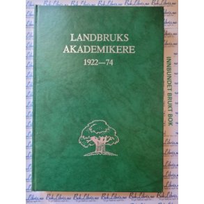 Landbruksakademikere 1922-74