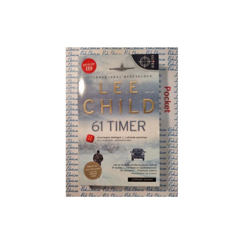 61 timer - Lee Child - Bruktbok - Heftet