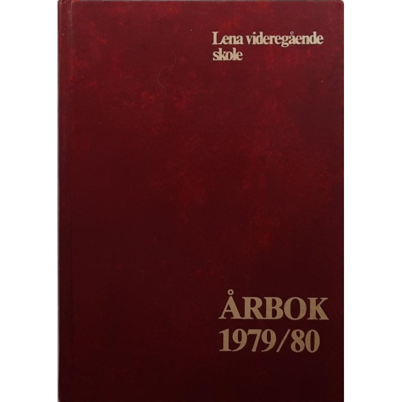 Lena Videregende Skole - rbok 1979/1980